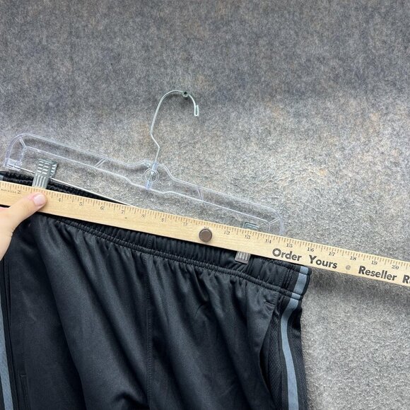 Nike Track Pants Mens Medium Black Gray Stripe Athletic 480238-010 Warmup - Picture 5 of 10